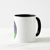 FUNNY CARTOON COW ALIEN ABDUCTION RINGER TASSE (VorderseiteRechts)
