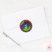 FUNNY CARTOON COW ALIEN UFO ABDUCERS STICKERS (Umschlag)