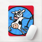 FUNNY CARTOON COW MOUSE PAD MOUSEPAD (Mit Mouse)
