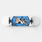 FUNNY CARTOON COW SKATEBOARD (Horizontal)