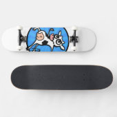 FUNNY CARTOON COW SKATEBOARD (Horizontal)