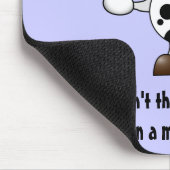 Funny Cartoon Cow Sollte es nicht eine Maus auf ei Mousepad (Ecke)