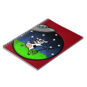 FUNNY CARTOON COW SPIRAL NOTEBOOK NOTIZBLOCK (Linke Seite)