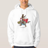 Funny Cartoon Cowboy Bandit Robber Hoodie (Vorderseite)
