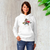 Funny Cartoon Cowboy Bandit Robber Hoodie