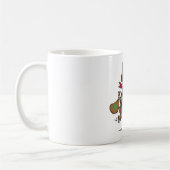 Funny Cartoon Cowboy Bandit Robber Kaffeetasse (Links)