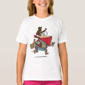 Funny Cartoon Cowboy Bandit Robber T-Shirt (Vorderseite)