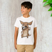 Funny Cartoon Crazy Dog Unglaublich witzig Niedlic T-Shirt