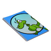 FUNNY CARTOON DINOSAUR SPIRALISCHES NOTEBOOK NOTIZBLOCK (Rechte Seite)