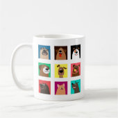 Funny Cartoon Dogs Kaffeetasse (Links)