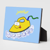 Funny Cartoon Eisen Wäsche Illustration Fotoplatte (Seite)