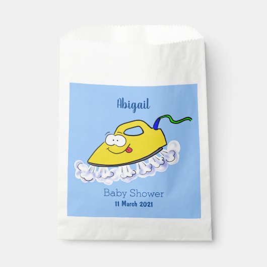 Funny Cartoon Eisen Wäsche Illustration Geschenktütchen (Vorderseite)
