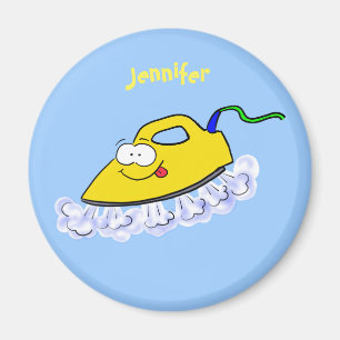 Funny Cartoon Eisen Wäsche Illustration Magnet