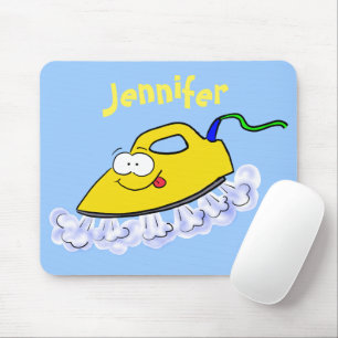 Funny Cartoon Eisen Wäsche Illustration Mousepad