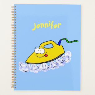 Funny Cartoon Eisen Wäsche Illustration Planer