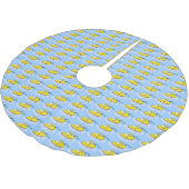 Funny Cartoon Eisen Wäsche Illustration Polyester Weihnachtsbaumdecke (Schrägansicht)