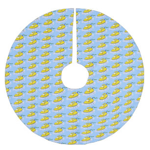 Funny Cartoon Eisen Wäsche Illustration Polyester Weihnachtsbaumdecke