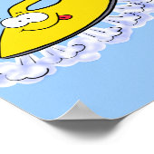 Funny Cartoon Eisen Wäsche Illustration Poster (Ecke)