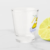 Funny Cartoon Eisen Wäsche Illustration Schnapsglas (Links)