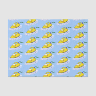 Funny Cartoon Eisen Wäsche Illustration Seidenpapier
