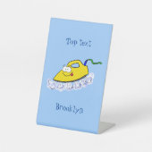 Funny Cartoon Eisen Wäsche Illustration Sockelschild (Vorderseite)