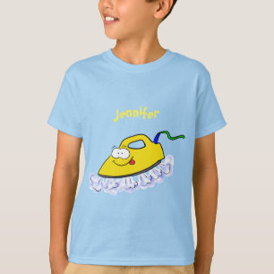 Funny Cartoon Eisen Wäsche Illustration T-Shirt