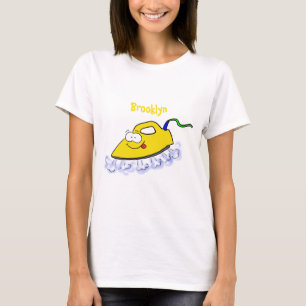 Funny Cartoon Eisen Wäsche Illustration T-Shirt