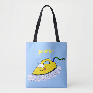 Funny Cartoon Eisen Wäsche Illustration Tasche