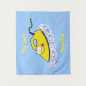 Funny Cartoon Eisen Wäsche Illustration Wandteppich (Vorderseite)