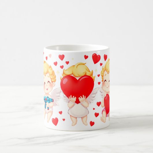Funny Cartoon Engel Geschenk für Sie Kaffeetasse (Mittel)