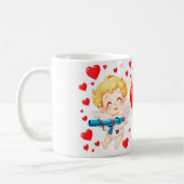 Funny Cartoon Engel Geschenk für Sie Kaffeetasse (Links)