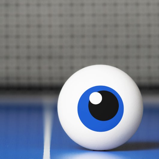 Funny Cartoon Eye Ball Tischtennis Pong Ball Tischtennisball (Netto)