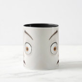 Funny Cartoon Face 3-D Wrap Tasse (Zentrum)