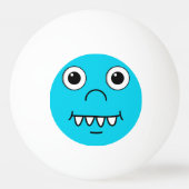 Funny Cartoon face Tischtennisball (Vorderseite)