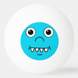 Funny Cartoon face Tischtennisball