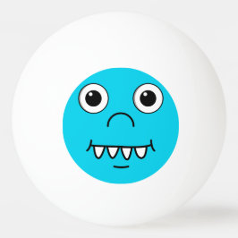 Funny Cartoon face Tischtennisball