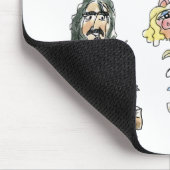 Funny Cartoon Franks Eine Menge Mousepad (Ecke)