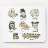 Funny Cartoon Franks Eine Menge Mousepad (Vorne)