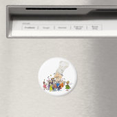 Funny Cartoon Französischer Koch Magnet (In Situ (Geschirrspüler))