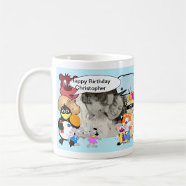 Funny Cartoon füge dein Foto hinzu Kaffeetasse