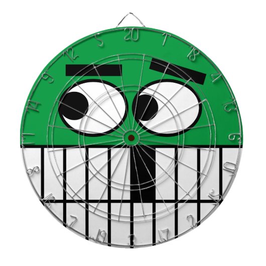 Funny Cartoon Gesichtsdartboard-Spiel (benutzerdef Dartscheibe (vorne)