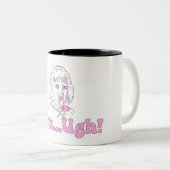 Funny Cartoon Girl Meme - "Jungs.. Ugh!" Zweifarbige Tasse (VorderseiteRechts)