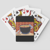 Funny Cartoon GRILLEN Grill mit Tongs und Skewers Spielkarten (Rückseite)