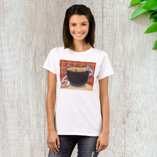 Funny Cartoon GRILLEN Grill mit Tongs und Skewers T-Shirt