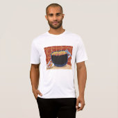 Funny Cartoon GRILLEN Grill mit Tongs und Skewers T-Shirt (Vorne ganz)