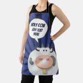 Funny Cartoon Heilige Kuh All-over Print-Schürze Schürze (InSitu)