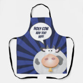 Funny Cartoon Heilige Kuh All-over Print-Schürze Schürze (Vorderseite)
