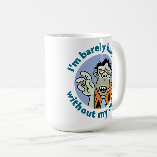 Funny Cartoon Kaffee Tasse (VorderseiteRechts)