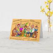 Funny Cartoon Karikaturen von Menschen, die Karten (Gelbe Blume)