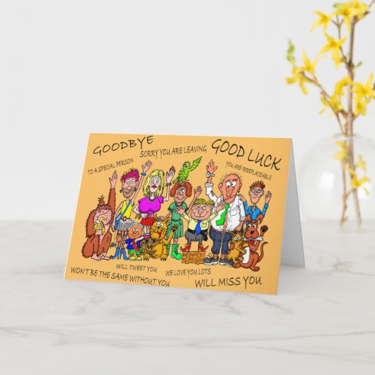 Funny Cartoon Karikaturen von Menschen, die Karten (Gelbe Blume)